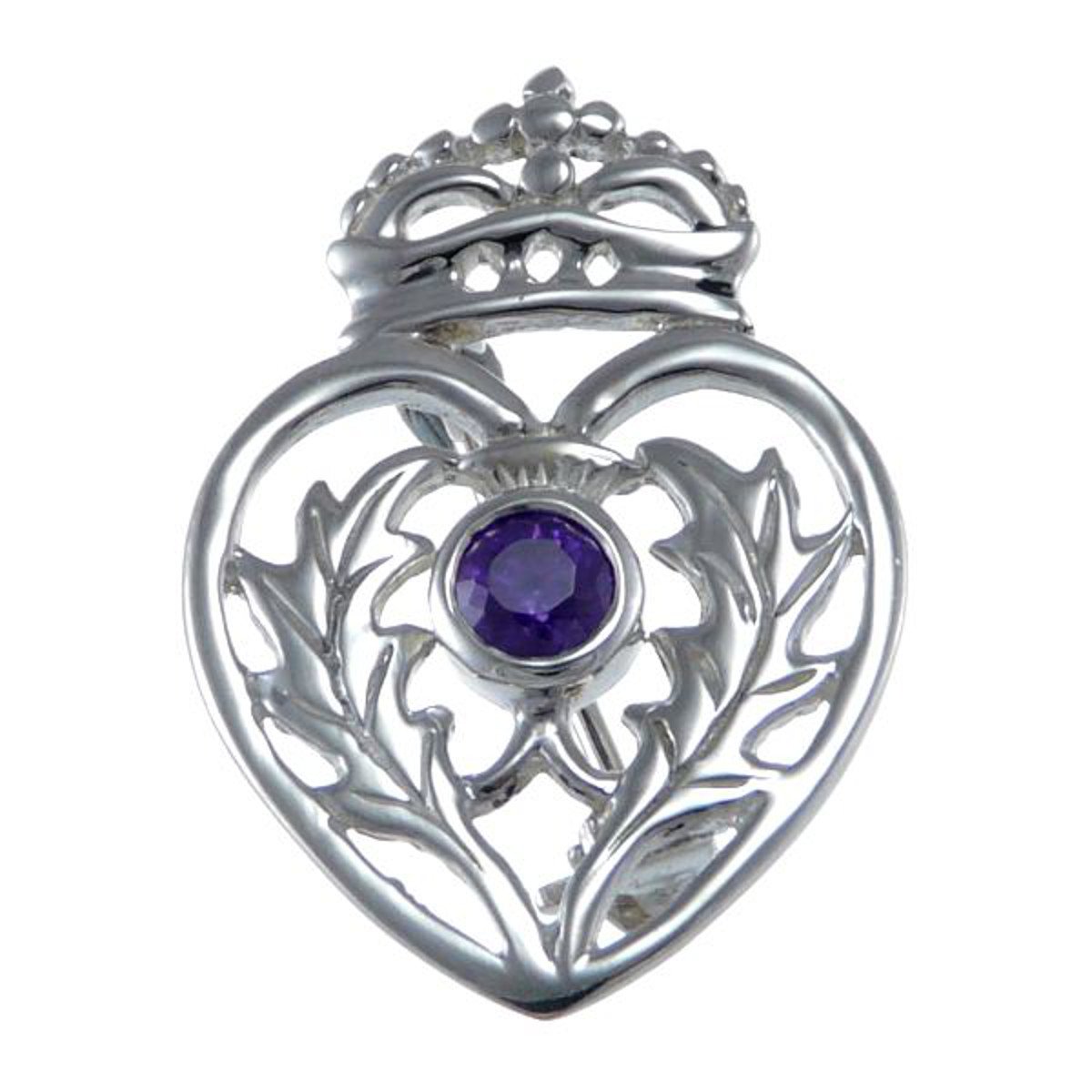 Alexander CastleSterling Silver Luckenbooth Brooch - Scottish Pin