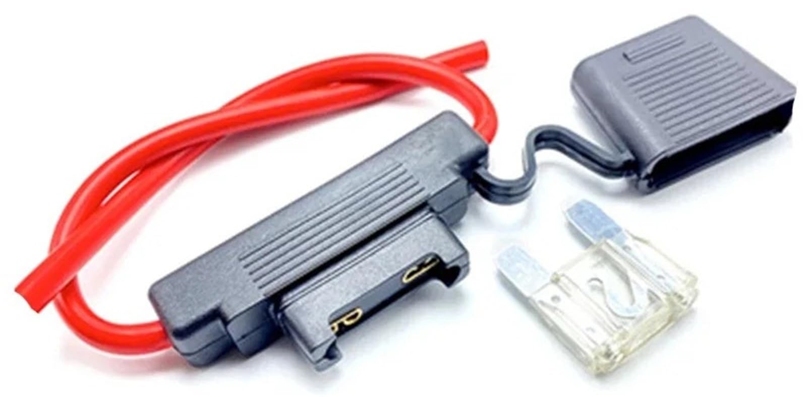 Wasserdichter 32V großer Auto-Sicherungshalter 8AWG / 10AWG und Auto-Flachsicherung 20A 30A 40A 50A 60A 70A 80A 90A 100A(20A,10 AWG)