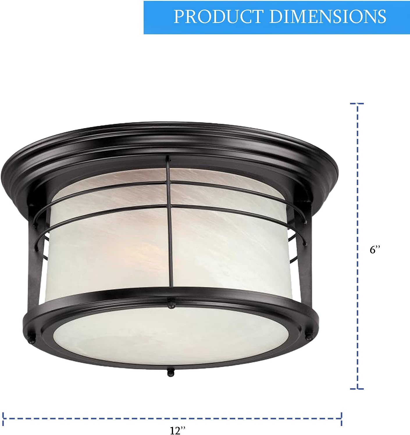 ❤ Crazy Deals Ciata Lighting Senecaville 2 Light Weathered Bronze Finish Outdoor Flush mount Fixture on Steel with White Alabaster Glass Exclusive Discount π₯ Ciata Lighting Senecaville 2 Light Weathered Bronze Finish Outdoor Flush mount Fixture on Steel with White Alabaster Glass
