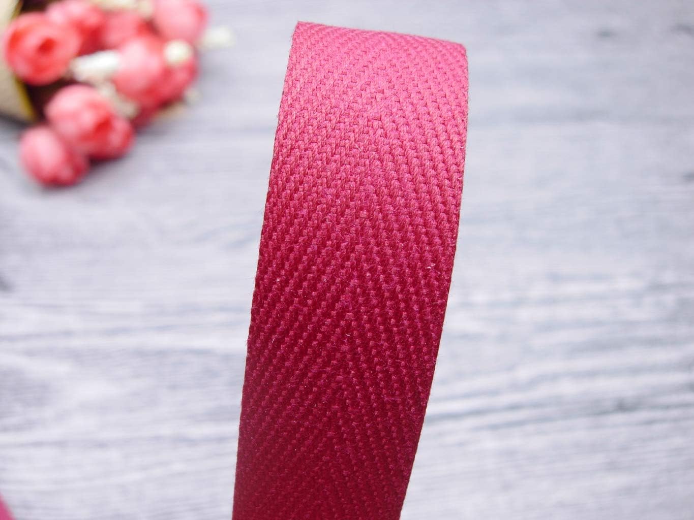 ツイル テープ リボン 50ヤードロール 色あせしないリボン 裁縫やギフトラッピング用 5/8" (16MM) RZD