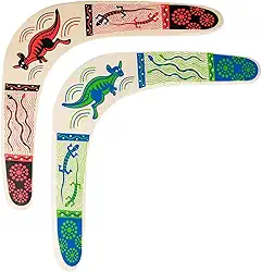 Rhode Island Novelty Bumerangue de madeira cores podem variar