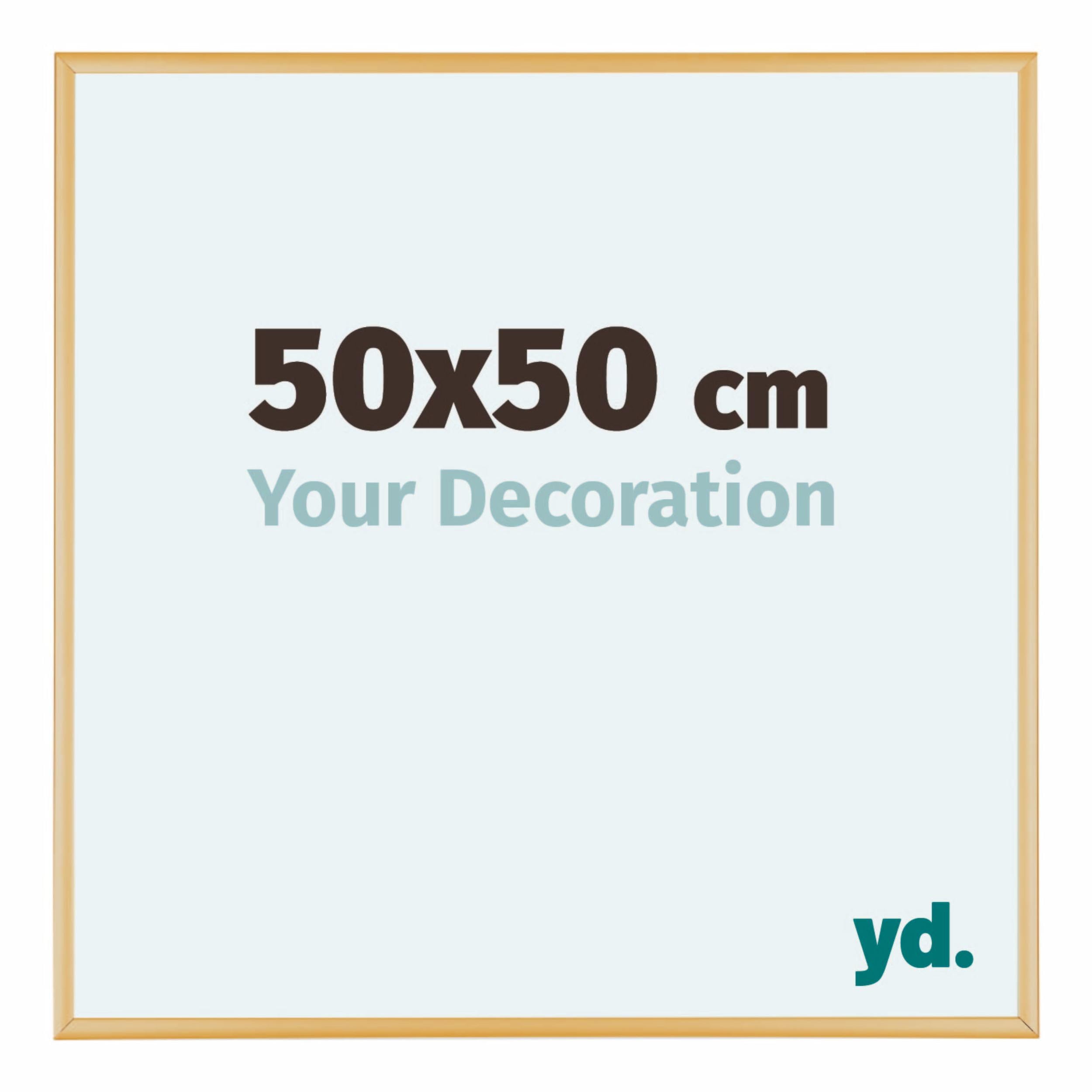 Your Decoration - Puzzle frame 50x50 - Gold Vintage - Puzzle frame 500-1000 Pieces - Aluminium Photoframe - Kent