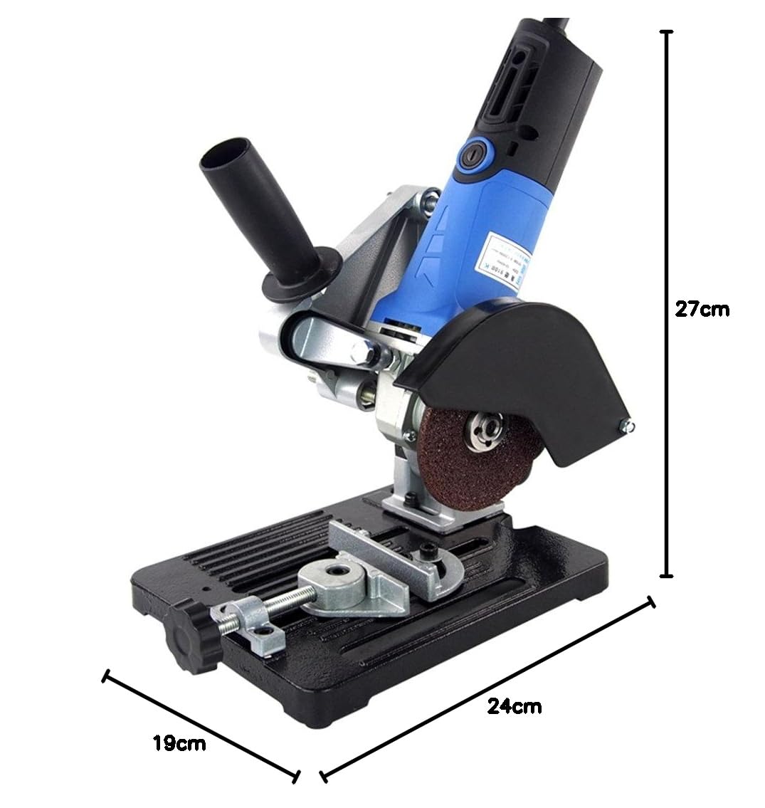 Support de Coupe pour Meuleuse d'Angle Ø 100 115 et 125 mm Coupes Droites et en Angle Fixation Universelle TSX TOOL
