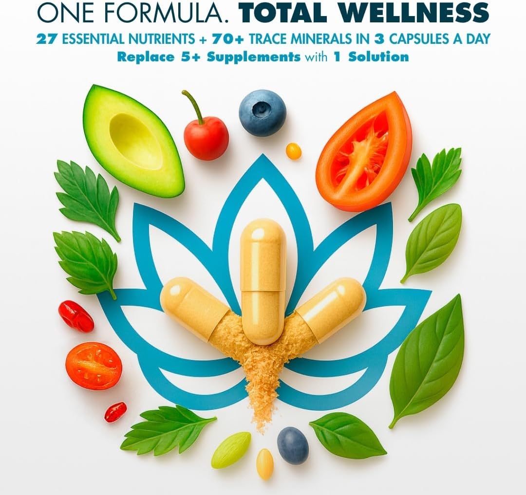myPEAK Wellness Award-Winning Vegan Multivitamin with ElevATP Ancient Peat Extract, Natural Astaxanthin, Iron, Resveratrol and Alpha GPC, Immunity Booster, All-in-One for Men and Women, 90 Count