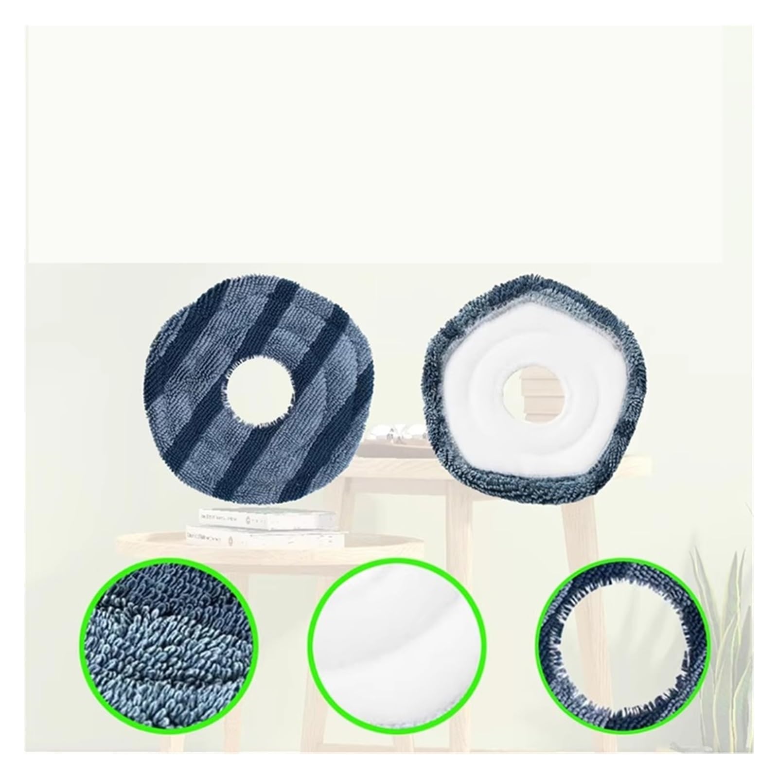 Compatible con Robot aspirador Eufy X10 Pro Omni, cepillo lateral principal, paño de mopa, filtro Hepa, bolsa de polvo, accesorios, piezas de repuesto(Dark Khaki)