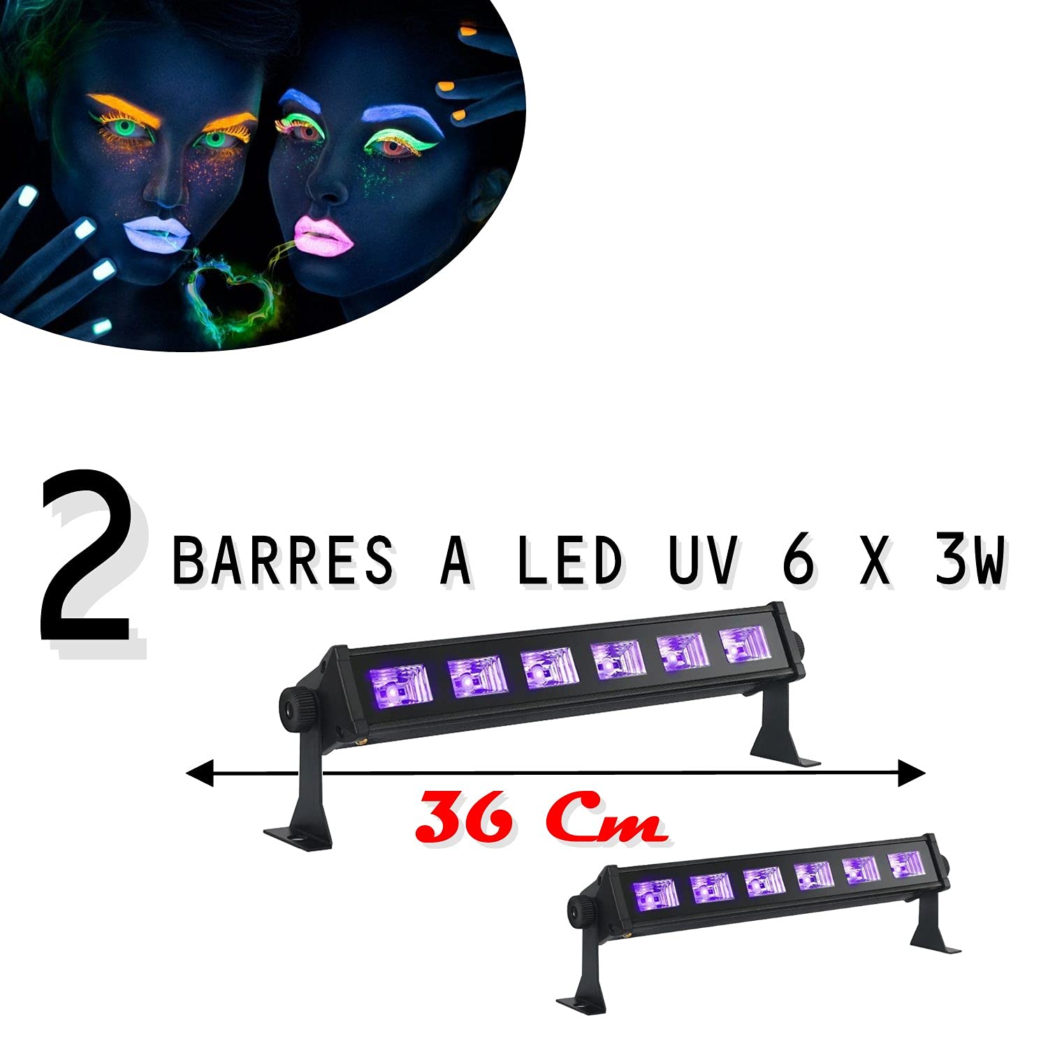 2 Lyres lmh250-rc ibiza light performantes rapides et puissantes jeux