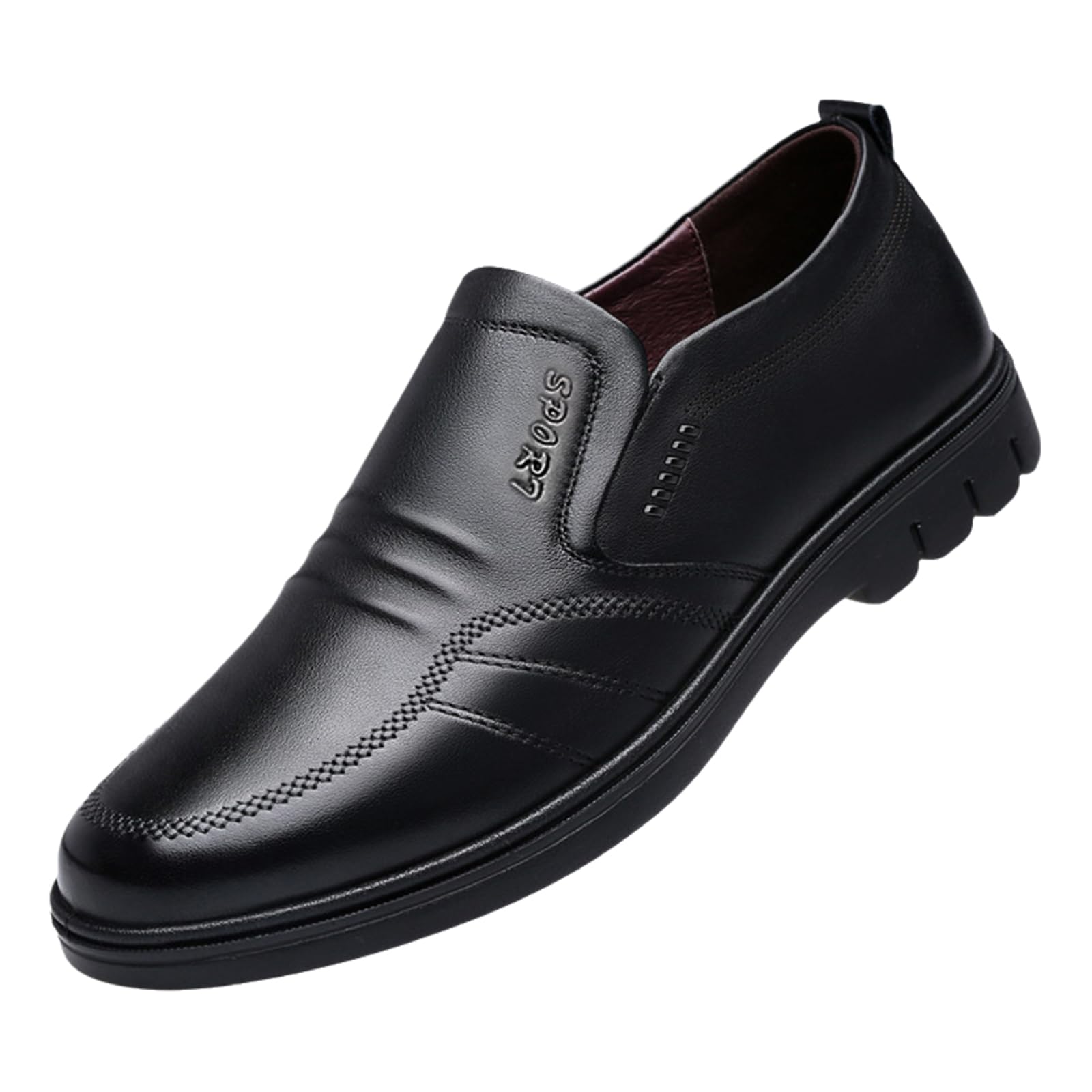 Homme Chaussure De Mariage,Chaussures Homme Cuir,Chaussure De Ville Homme Cuir,Conception à Enfiler Entretien Facile,Convient pour Les Affaires Et Le Travail,Marche,Bureau
