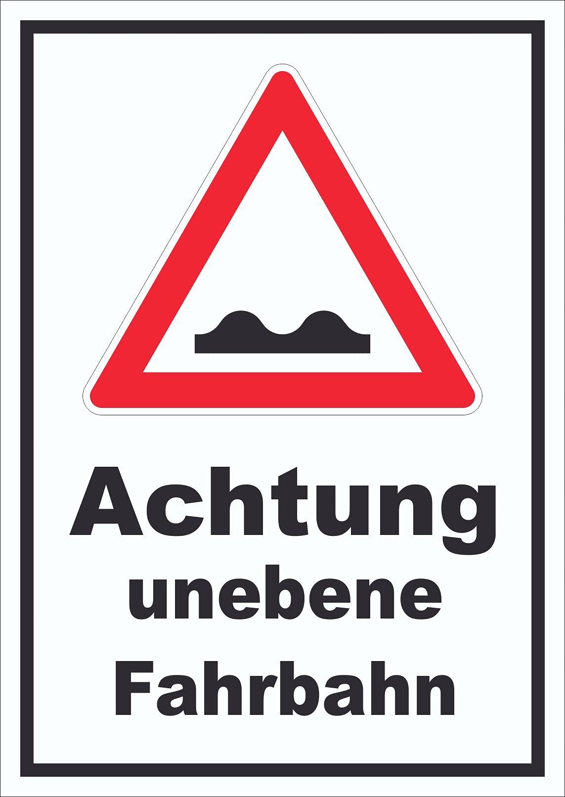 Schild Achtung unebene Fahrbahn A1 (594x841mm)