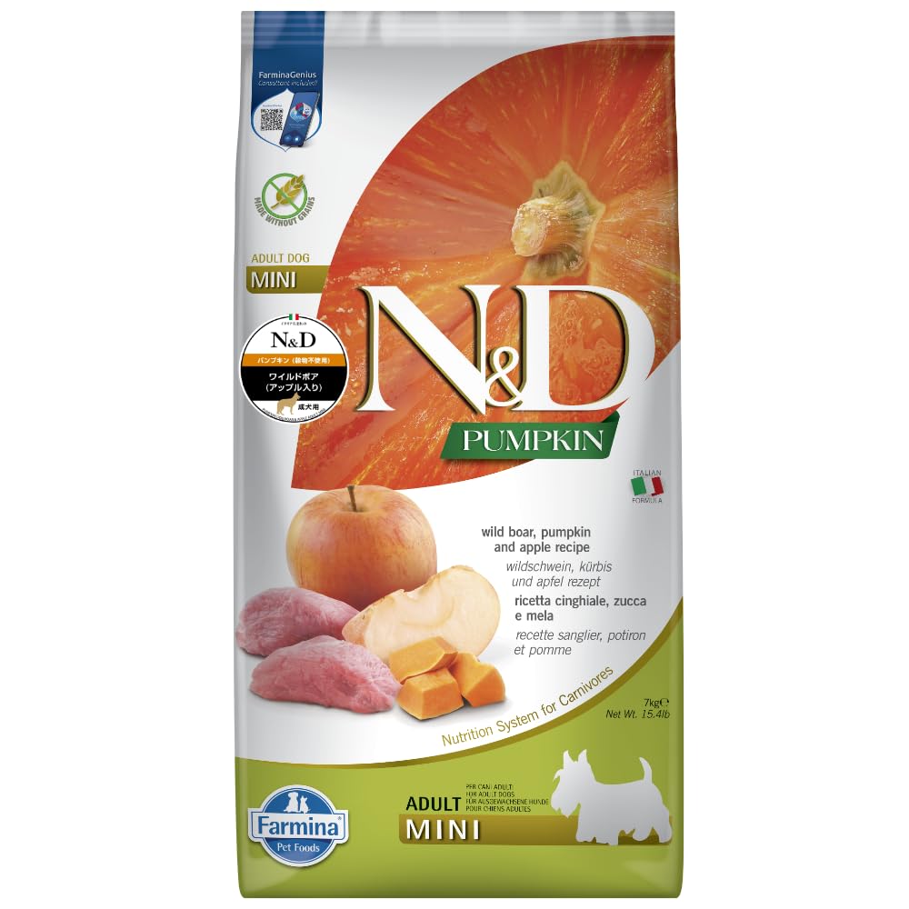 Farmina Kürbis Sanglier & Pomme Chien Adulte Mini - 7,00 Kg