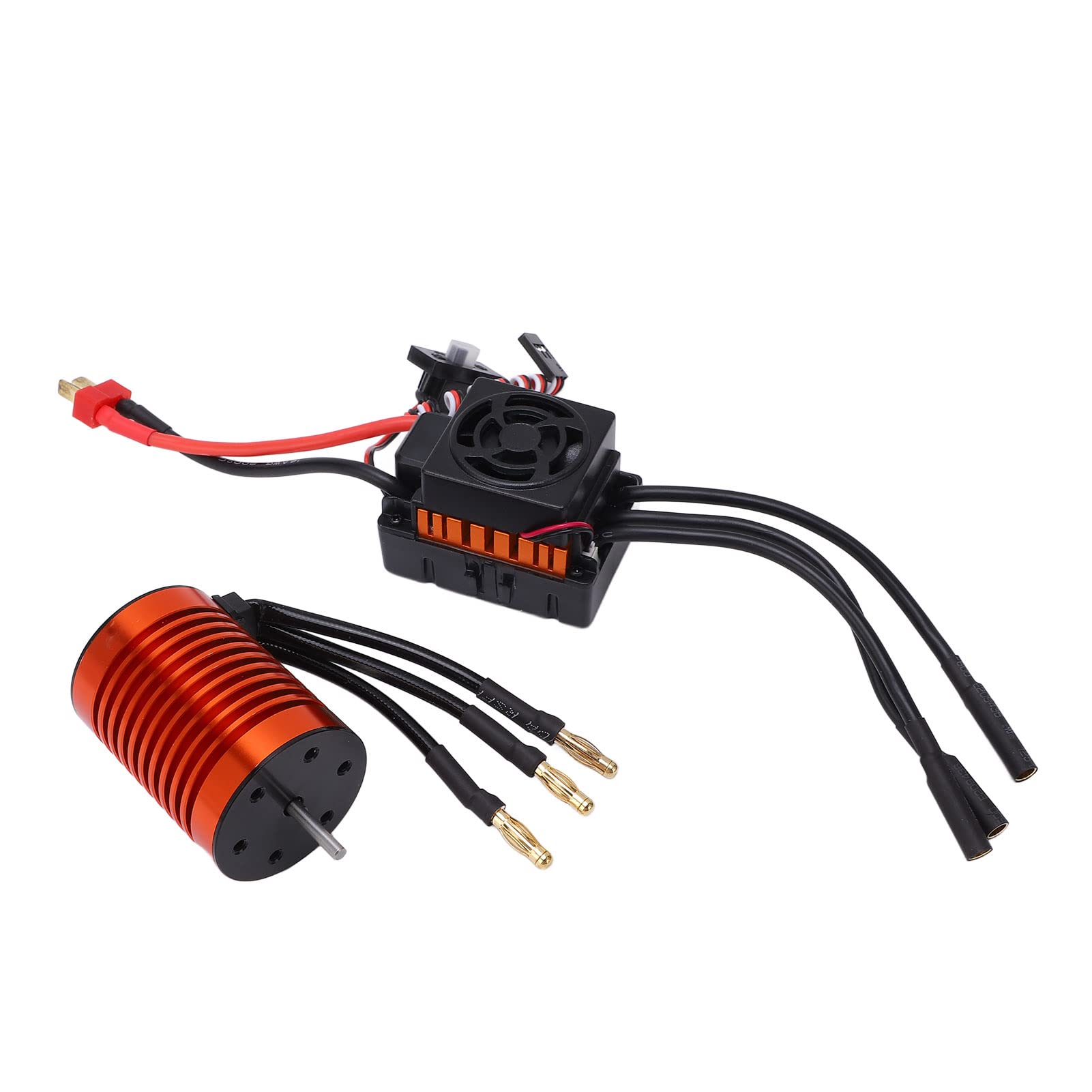 F540 4370KV RC Bezszczotkowy Silnik i Zestaw ESC 60A dla /10 Bezszczotkowych Samochodów RC z łącznikiem T