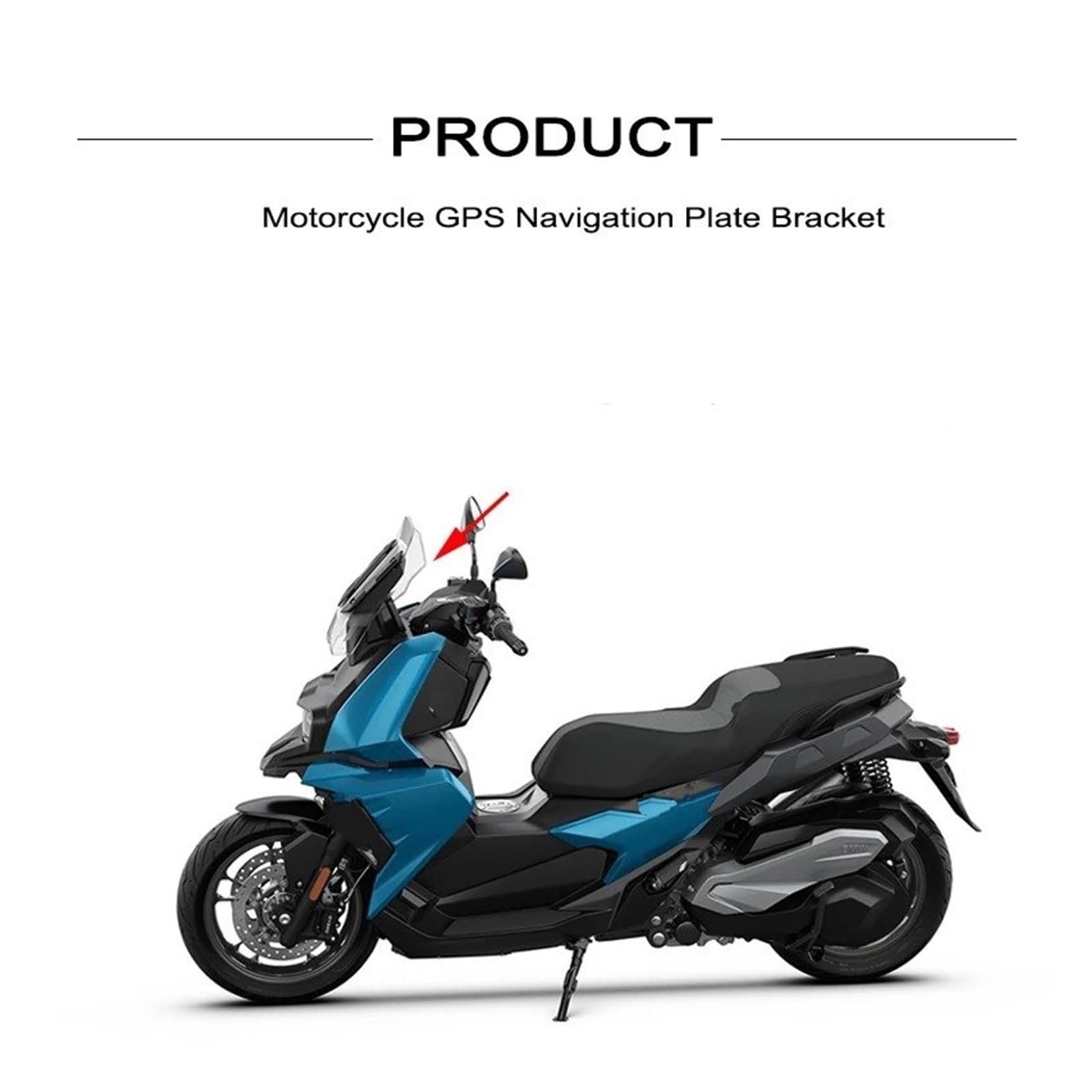 Soportes de navegación para C400X C400 X 2018-2023 2022 GPS para Motocicleta para Teléfono Inteligente Soporte Montaje Adaptador Montaje Soporte