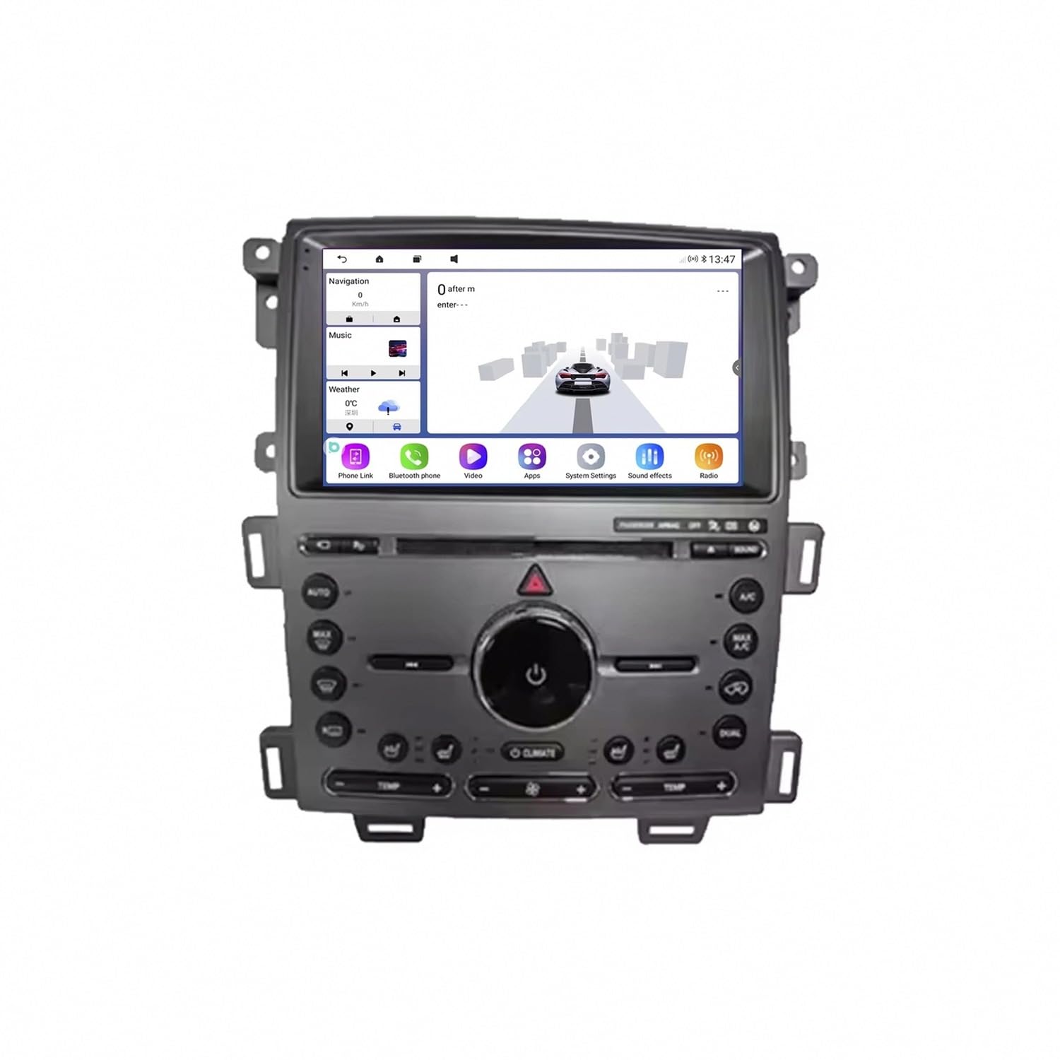 Navegación satelital Ford Edge 2014 con mapas del Reino Unido y hardware de 4 núcleos 8