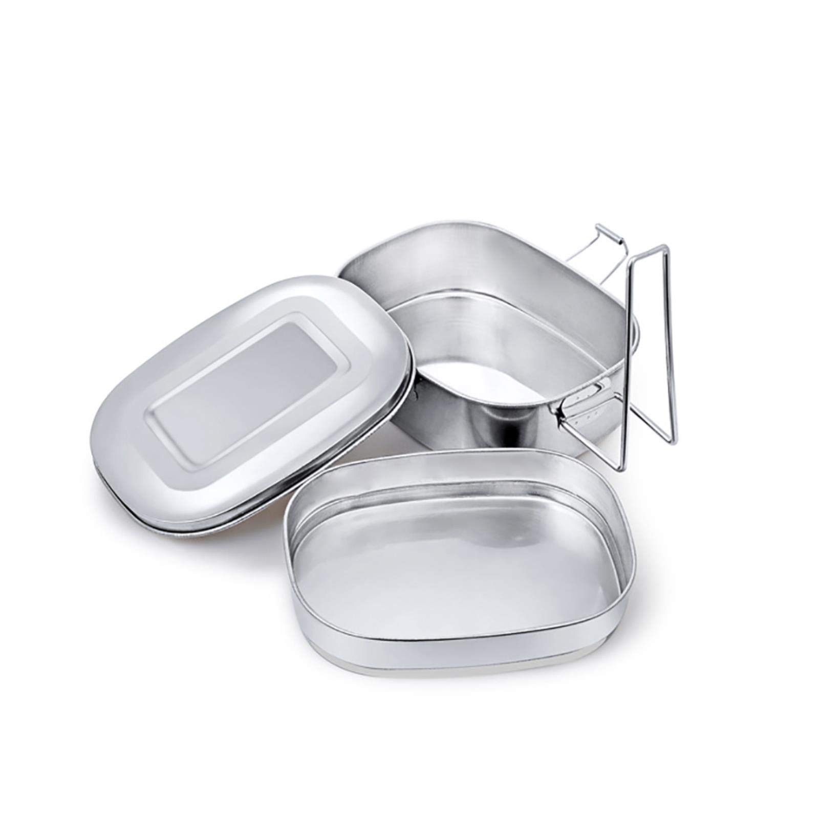Elektrische Lunchbox, 2 Lagen Voedselverwarmer Draagbare Magnetron voor Thuiskantoor EU-stekker(Purper