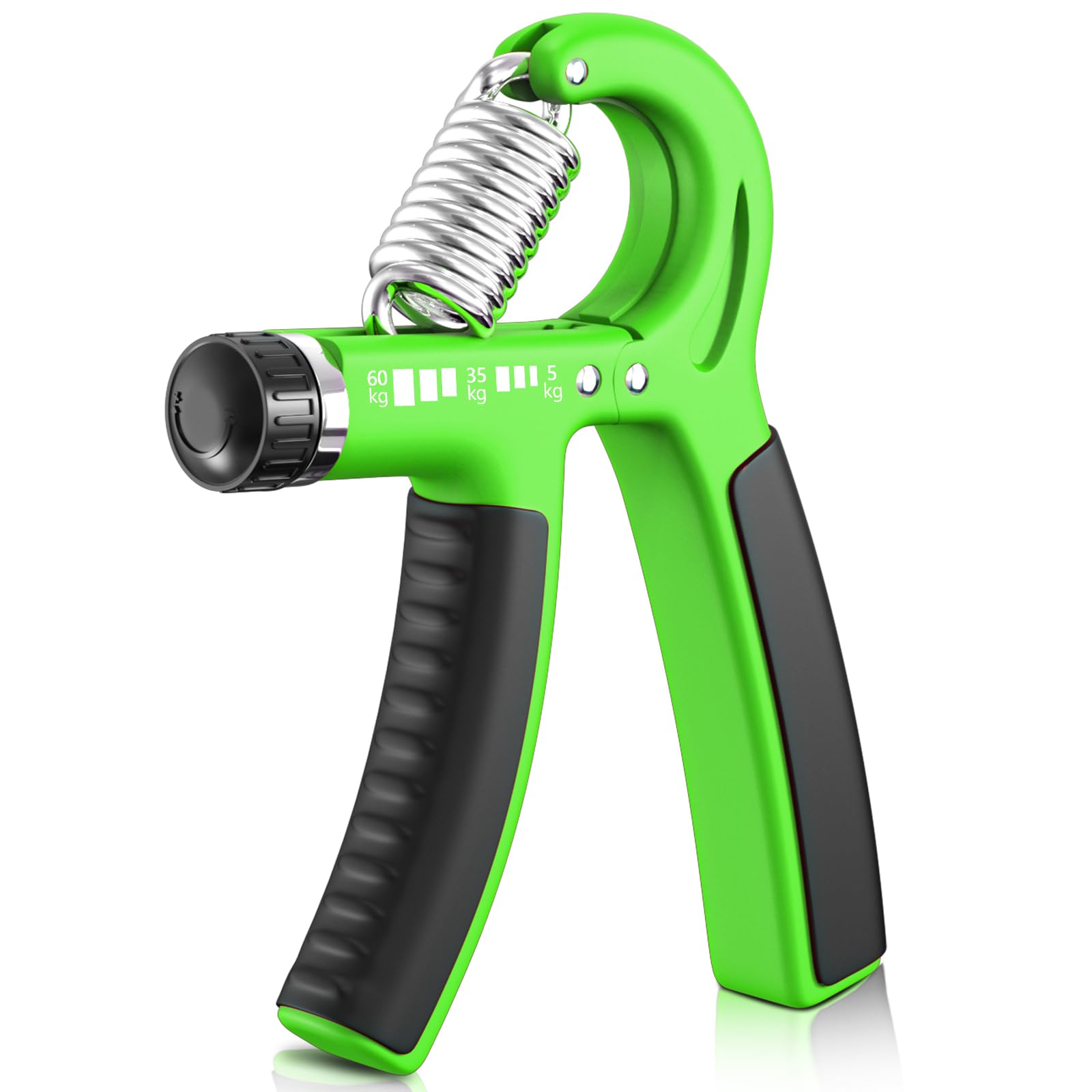 FitBeast Grip Strengthener Forearm Strengthener, Adjustable Hand Grip for Strength Training & Rehabilitation, 5-60 kg Resistance, Ideal for Athletes and Physical Therapy (Light Green)
