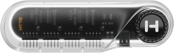 Hyte Powered Internal USB Hub - 4 USB 2.0 Output Headers, Motherboard USB 9Pin Extension, Extra-Strength Magnets and Adhesive Strip Included, Modern Internal Expansion - Crystal