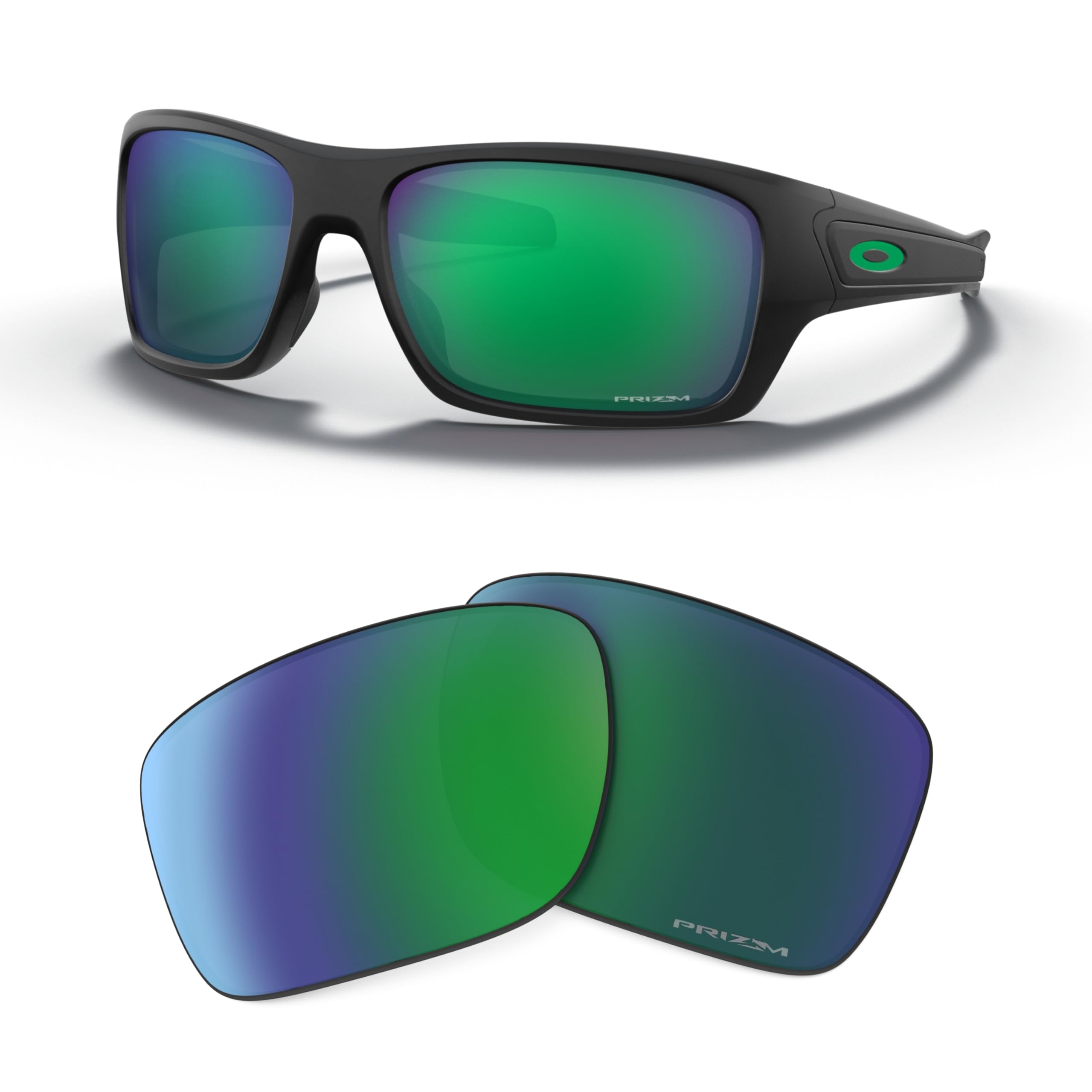 OAKLEY Original Turbine OO9263 PRIZM Trail Replacement Lenses For Men For Women+ Bundle Microfiber Pouch -FRAMES NOT INCLUDED