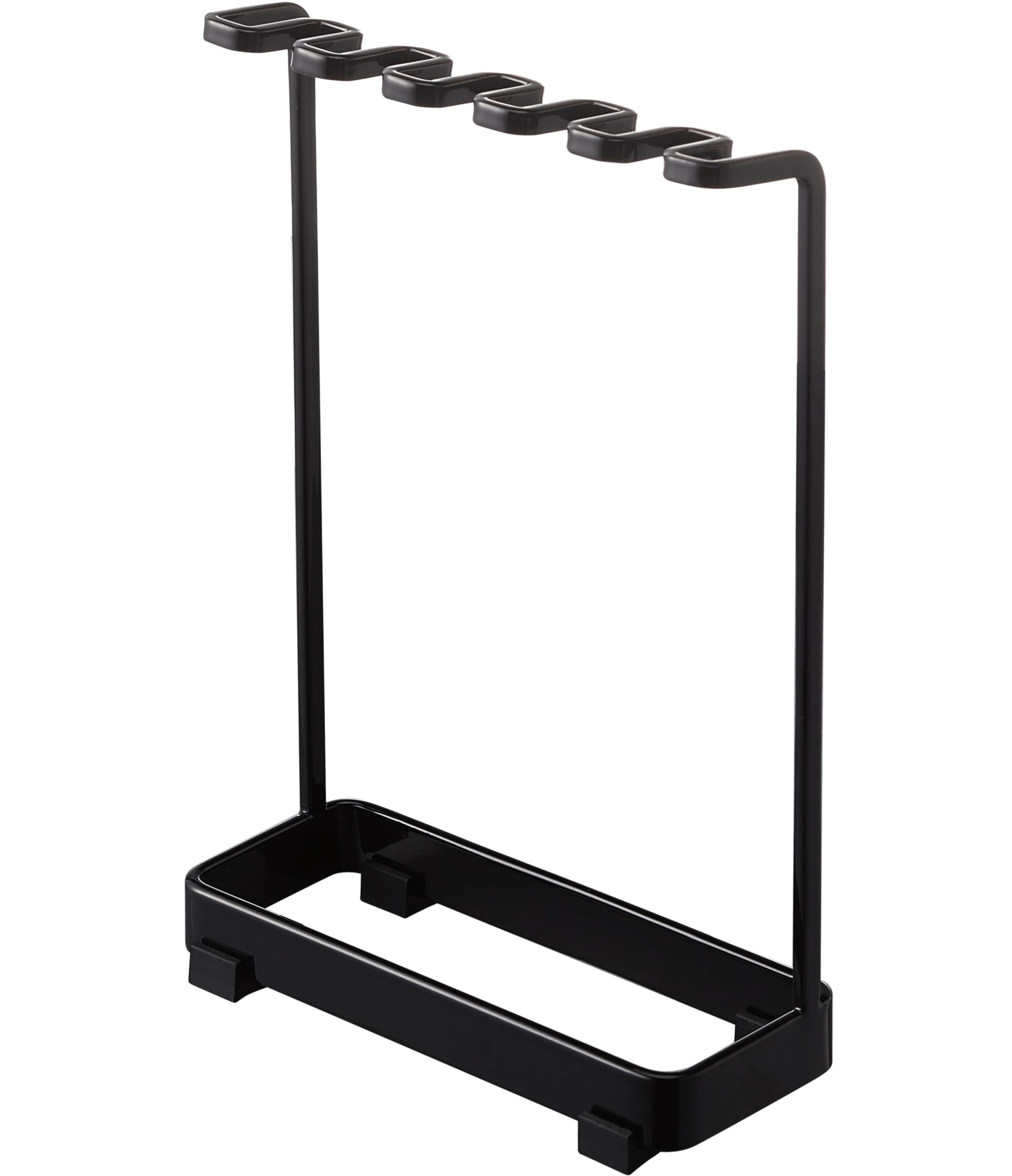 Yamazaki 4699 Toothbrush Stand 5 Rows Black Approx. W 4.9 x D 2.0 x H 7.3 inches