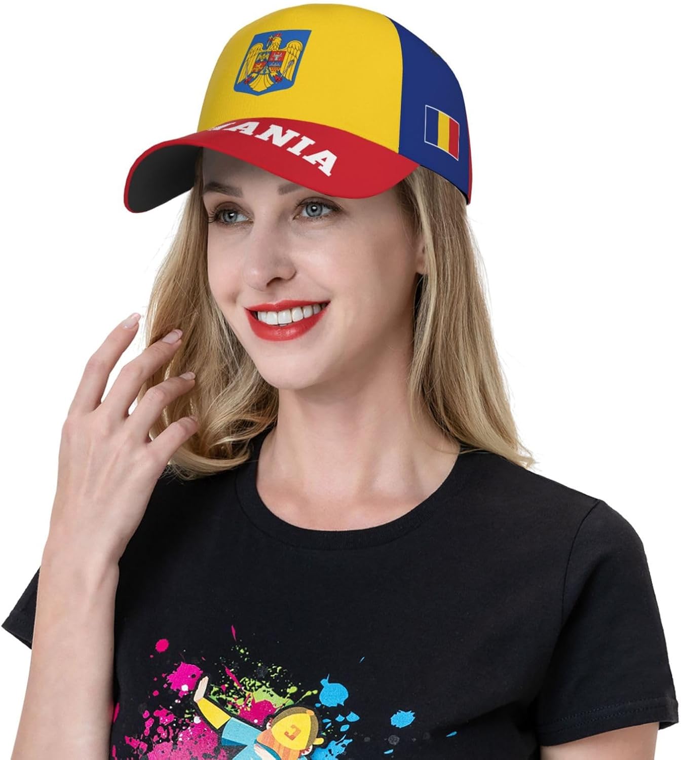 Romania Flag Romanian 3D Print Baseball Caps Unisex Hat Patriotic Cap Multicoloured - Image 5
