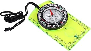 NCRD Multifunctional Compass Handheld Compass ith Magnetic Needle and Directional Arrow, Orienting Lines Compass and Lanyard