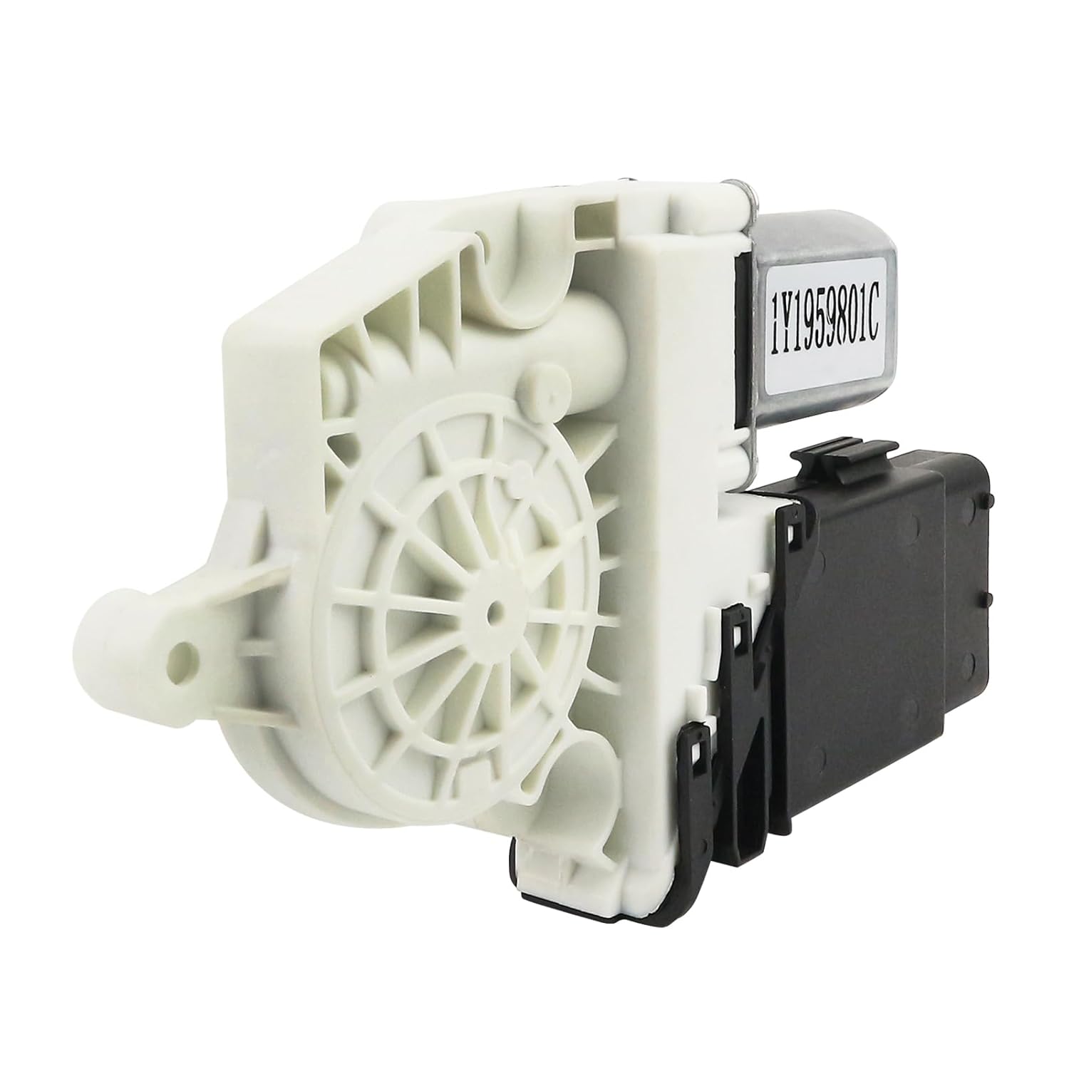 Convertible Left Driver Side Window Regulator Motor Compatible with 2003-2010 Volkswagen Beetle Cabrio Replace 1Y1959801, 1Y1959801C