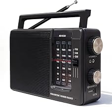 FM AM Portable Radio, Battery & AC Radio, Senior Pocket Radio, Medium Wave Radio, Small Radio with Speaker, Single Radio for Seniors, Portable Radio for Seniors