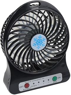 COYRASTH Portable Mini USB Fan 3-Level Speed Adjustable Electric Cooling Desktop Fan Handy Summer Cooling Rechargeable Price In India