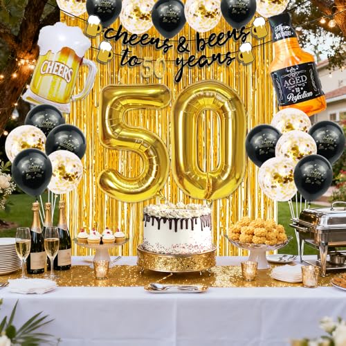 Kit Decoración Cumpleaños 50 Años 50% OFF - $8.44