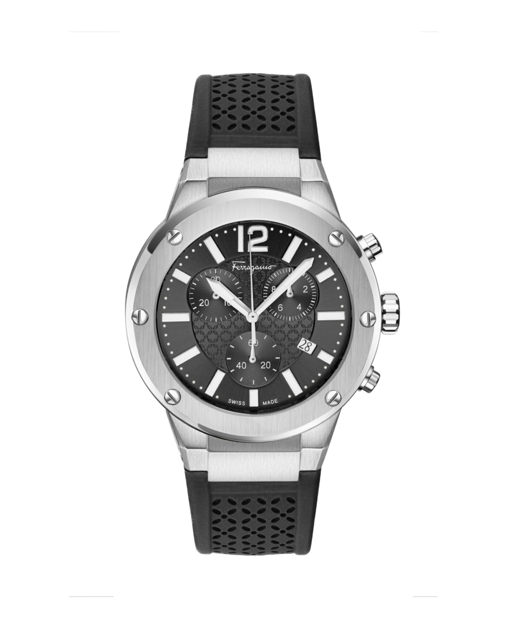 Amazon | Ferragamo F-80 クロノコレクション ラグジュアリー メンズ