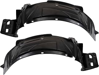 TRQ Front Driver and Passenger Side Inner Fender Liner Set