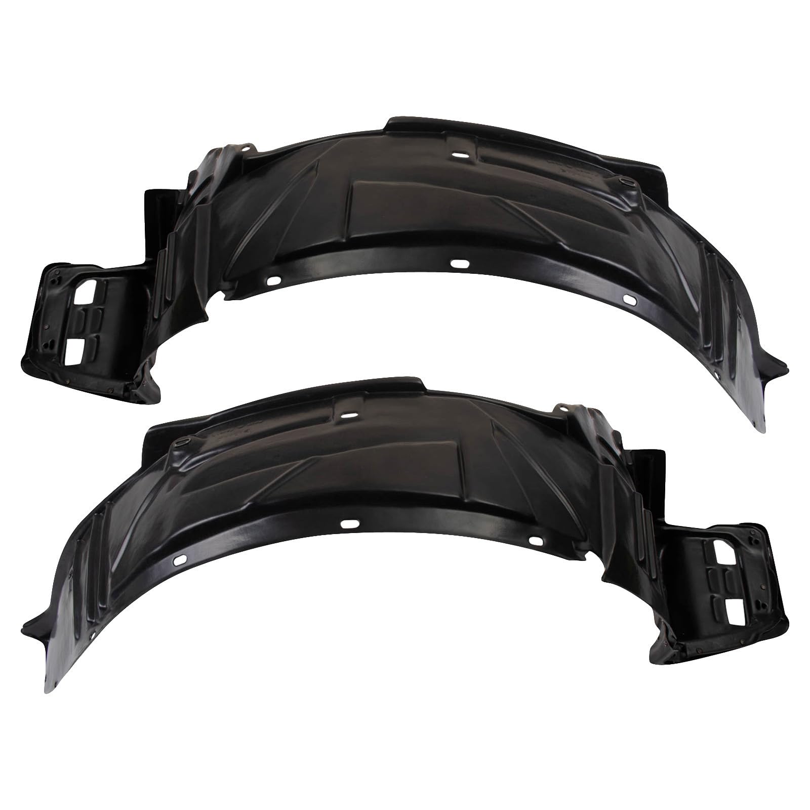TRQ Front Driver and Passenger Side Inner Fender Liner Set | For 2005-2006 Acura RSX