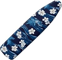 Vista 1 de Plam Trees - Tabla de planchar y cubierta, acolchado grueso, resistente al quemado, accesorios de cubierta para tabla de planchar, 54 x 15 pulgadas