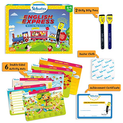image for Skillmatics Educational Game : English Express | Reusable Activity Mat