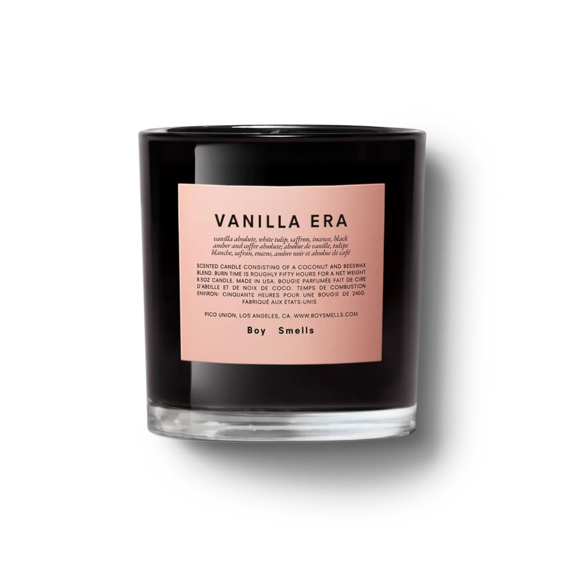 Boy Smells - Vanilla Era Scented Candles for Men and Women - 8.5 oz - Soy, Coconut Wax Candle Blend - Aromatic Candles for Home with Black Amber, Coffee, Incense - 50-Hour Burn - Cotton Wick