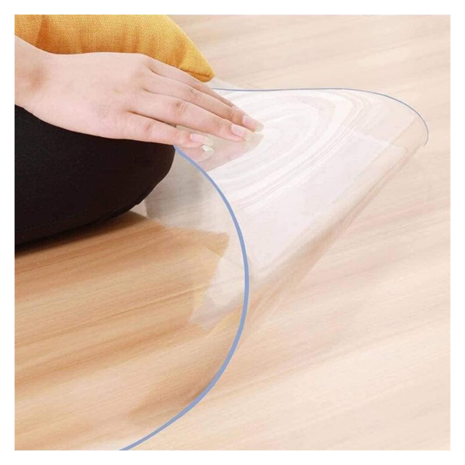 Tapis de protection de sol en PVC imperméable pour salon et bureau