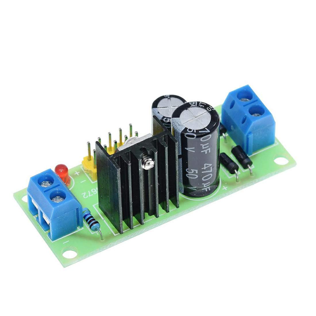 HiLetgo 3pcs L7805 LM7805 3-Terminal Voltage Stabilizer 5V Voltage Stabilizer Power Module