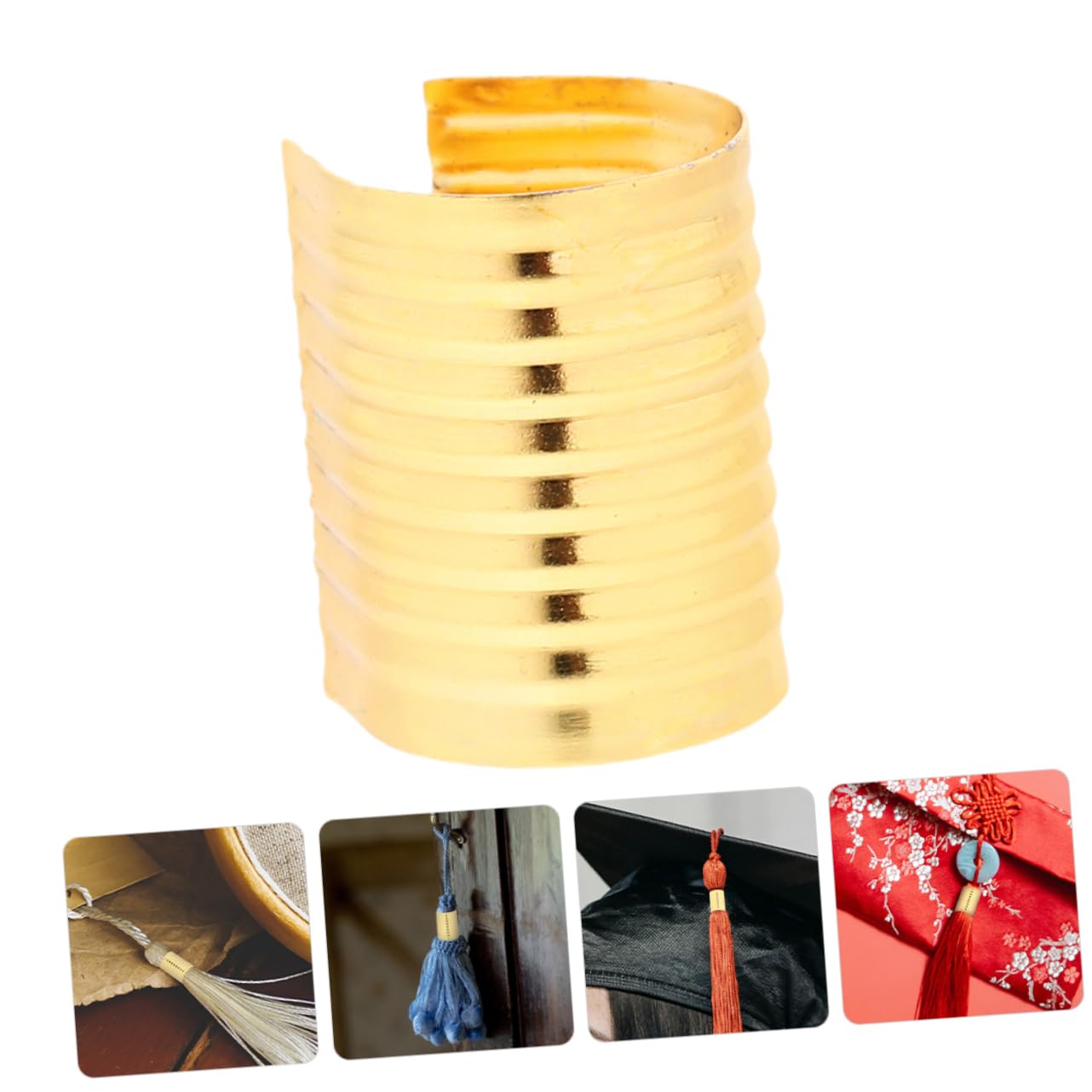 DIYEAH 3sets Cord Rope Clip Lanyard Clip Crimp End Fastener for Jewelry Making Supplies 100pcs*3