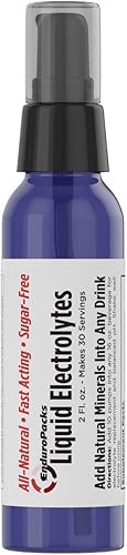 Electrolitos líquidos totalmente naturales, sin azúcar, cero calorías, sin ingredientes artificiales (30 porciones)