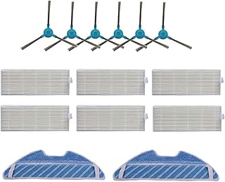 Odkurzacz Pył HEPA Filtr Brush Side Brush MOP PAD Szczotka rolkowa Kompatybilna z CEC-OTEC CONGA 1390 CONGA 1290 ROBOTIC PACYUM CLEANSER Części zamienne I jego akcesoria (Color : Lavender)
