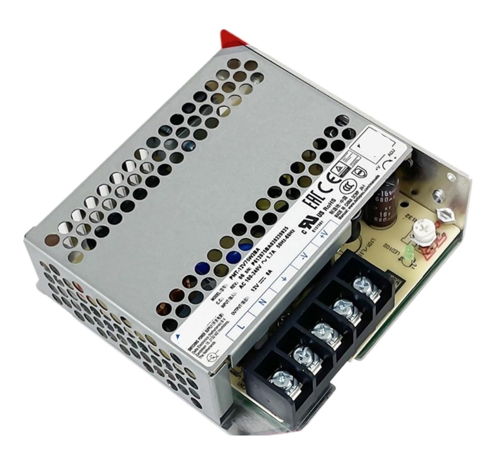 TSCFHGQI PMT-12V75W2BA Switching Power Supply, 12V 6A, 72W Industrial Power Supply