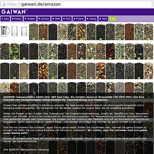 Núm. 1402: Té rooibos orgánico "Jengibre" - hojas sueltas ecológico - 100 g - GAIWAN® GERMANY - rooibos, jengibre - Imagen 7