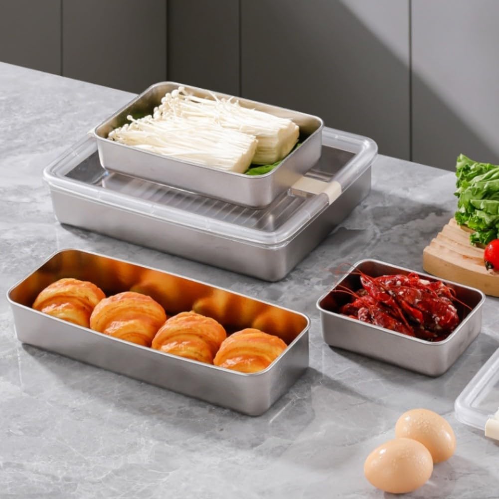 Contenedor Hermético para titanio Meal Prep 12.7cm Contenedor(2000ml)