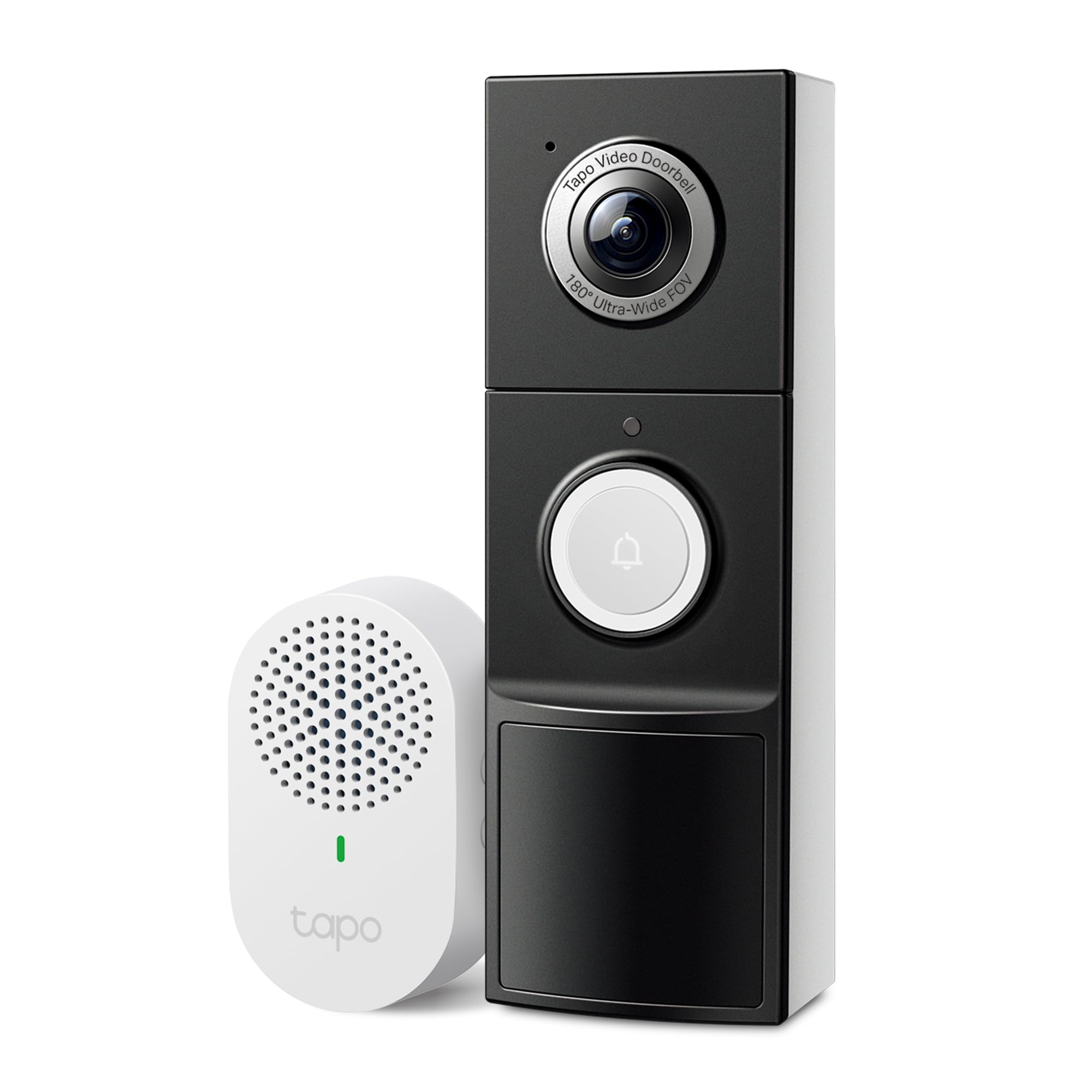 Tapo D235 - Timbre Inteligente con Cámara 2K 5MP, Visión Nocturna a Color, Audio Bidireccional, Detección Inteligente, Alimentación por Batería o Cable, Resistencia IP66