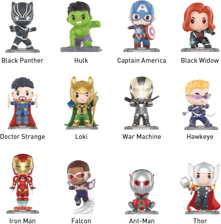 Amazon.co.jp: POP MART MARVEL アベンジャーズ シリーズ【1ピース