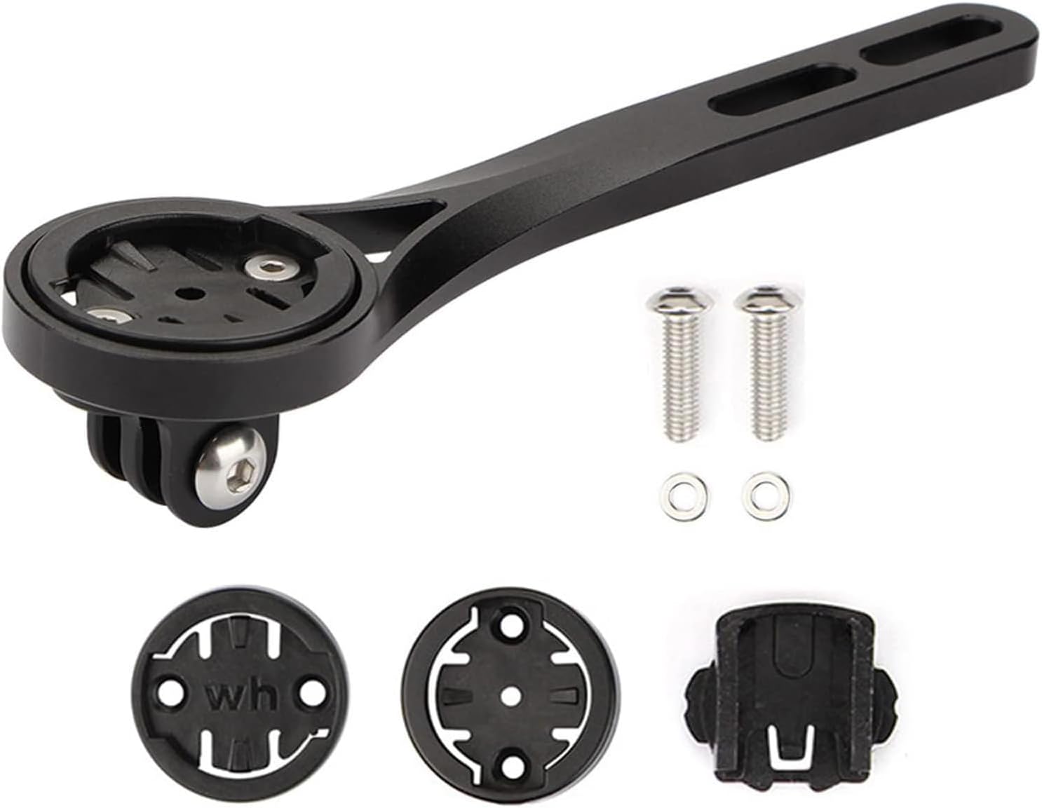 – PLATT Bike Computer Mount for Integrated Handlebar Compatible with Garmin Edge,Wahoo Elemnt,CatEye and Bryton with GoPro Action Camera