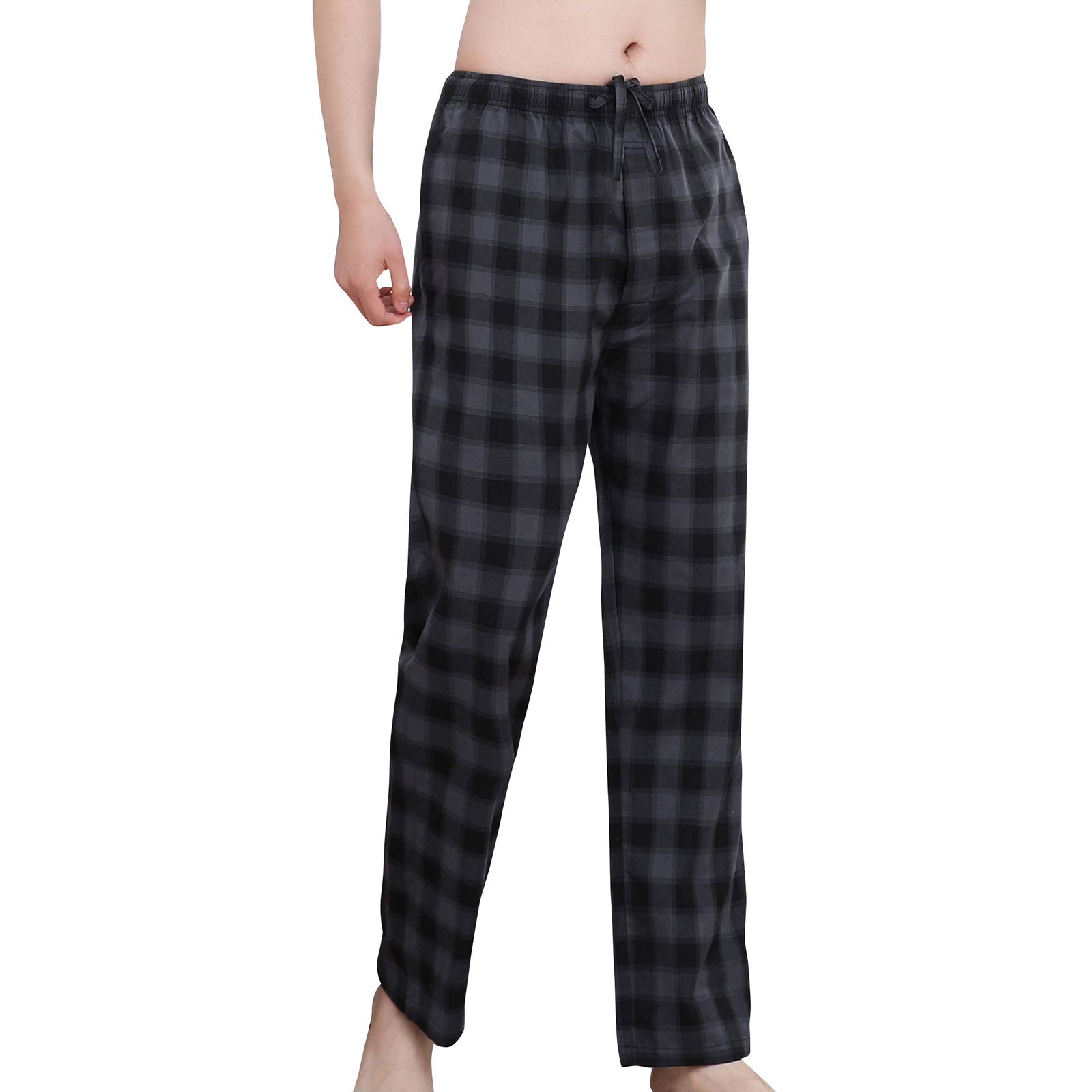 Buy Men's Pajama Pants Comfy Mens Plaid Pajama Pants 100 Cotton Pajama