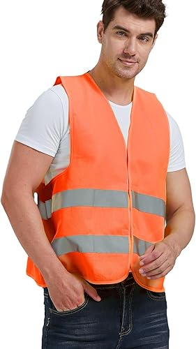 SIFE Mantente seguro y visible con nuestros chalecos de seguridad reflectantes, diseño unisex