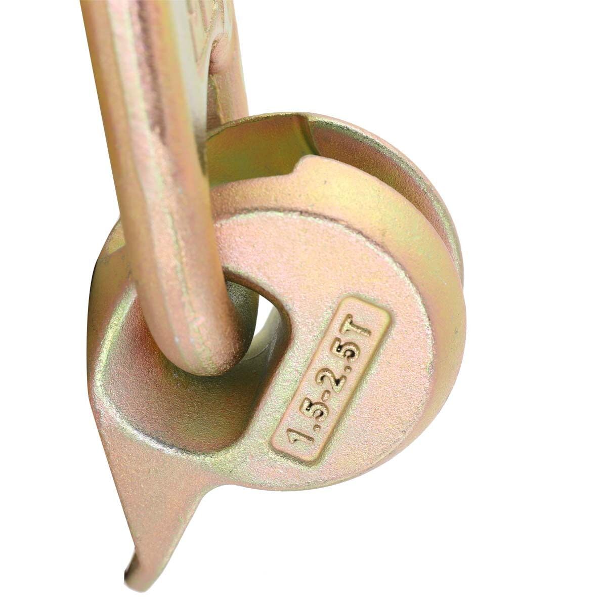 Anneau de levage, embrayage de levage en béton préfabriqué 1.5T - 2.5T, équipement de dispositif de panneau d'anneau en acier, embrayage de levage rapide en acier for béton préfabriqué(Size:1.5T 2.5T)