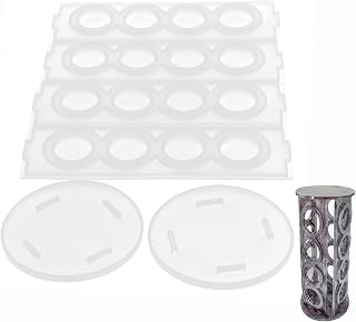 Silicone Epoxy Resin Mold, DIY Coffee Pod Holder Tool Resin Storage Box for Holds 16 Coffee Pods Resin Display Storage Rack Molds for Home Kitchen Desktop
