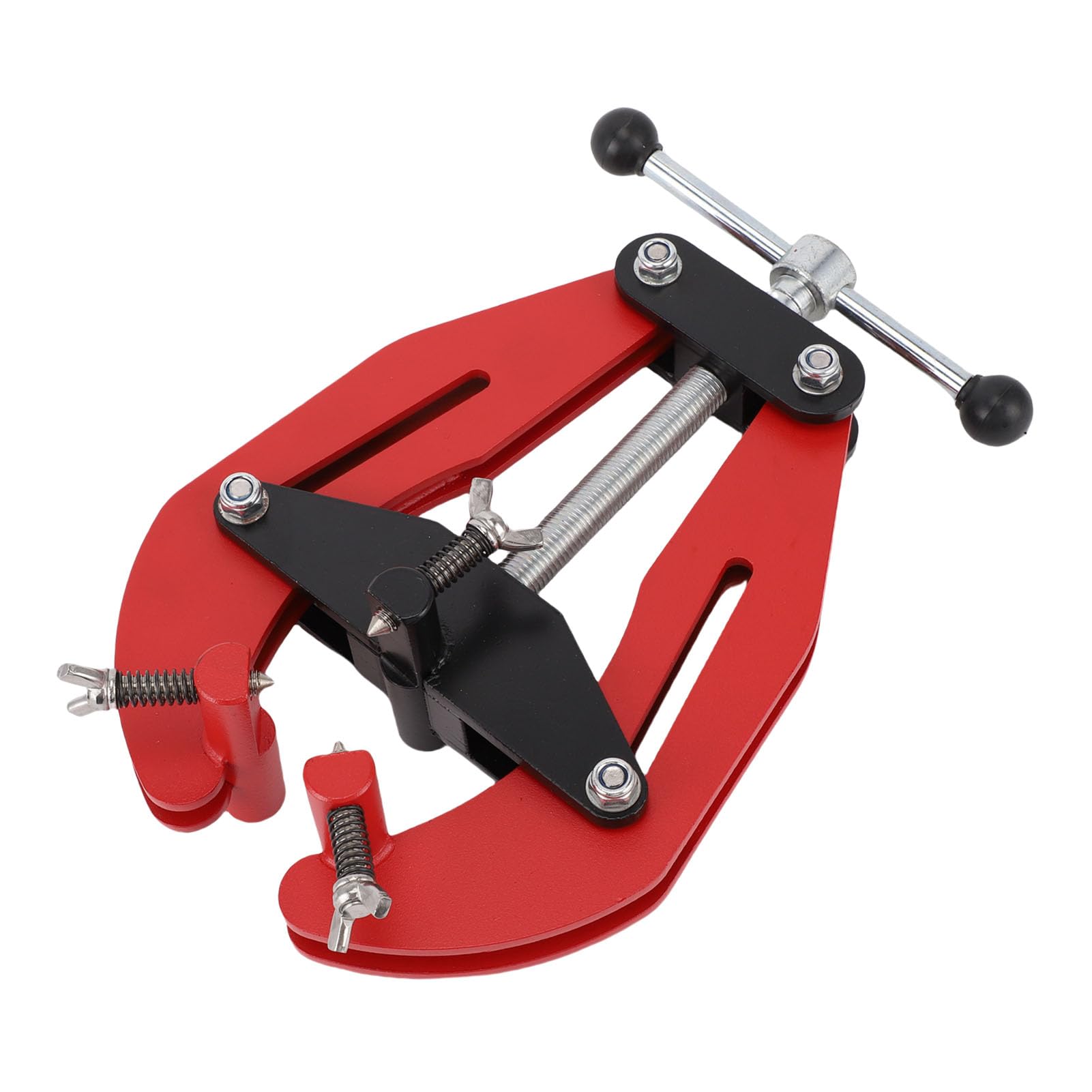 Wakects Abrazadera de Alineación de Tuberías Abrazadera de Tubería Ajustable para Soldar Tornillos de Acción Rápida de Acero de Aleación de 2 a 6 Pulgadas para Instalación en T de Brida de
