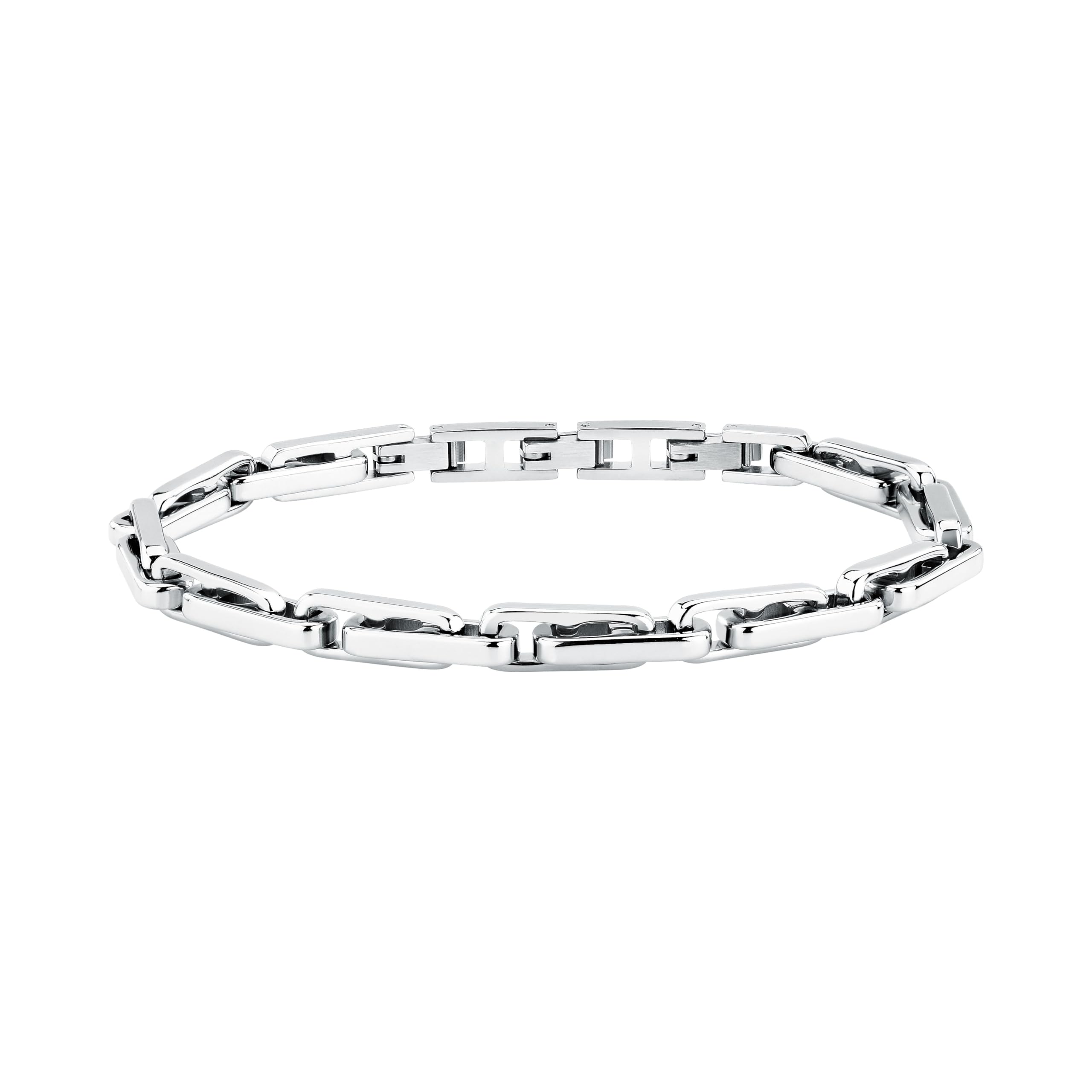 Trussardi Bracciale Uomo in Acciaio, Rigido, Collezione T-STEEL - TJAXV53